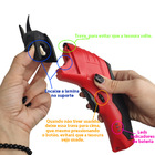 Tesoura Eletrica Sem Fio Corta Pano Tecido Papel Papelao Arte