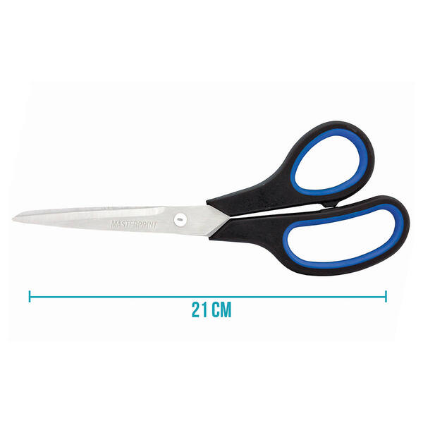 Tesoura Multiuso Lâmina De Aço Inoxidável E Corpo Plástico 21