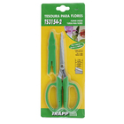 Tesoura para Flores 18,5cm Verde Trapp