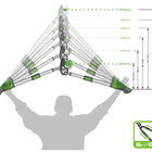 Tesoura Poda Telescópio Aluminio Bypass 90cm Geolia