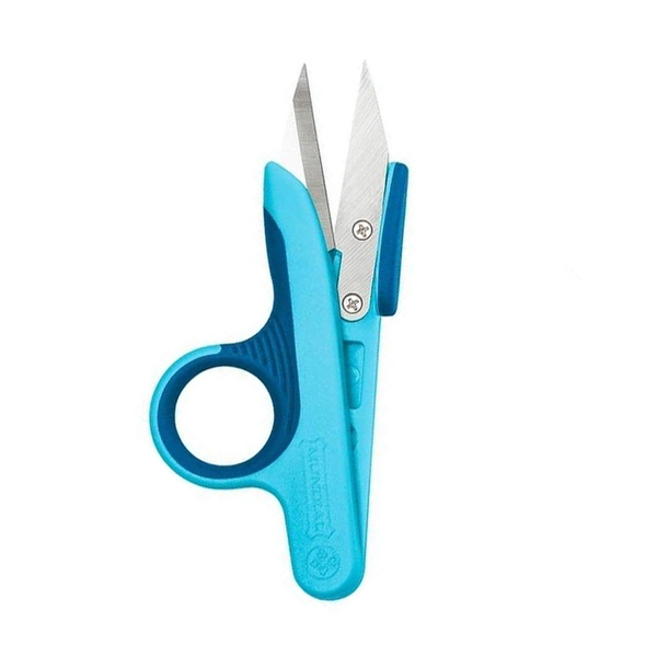 Tesoura Tecelão 12cm De Aço Inox Mundial Super Edge Azul