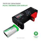 Testador Medidor De Carga Energia Pilha Bateria 1.5v E 9v
