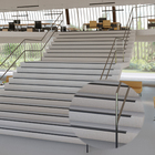 Testeira Antiderrapante Cinza 1,2m Flexível Tecnoperfil