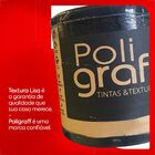Textura Lisa Para Parede Branca 23kg Poligraff Interior