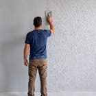 Textura Rústica Riscado Fosco Parede Areia Arara Azul 20Kg