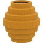 Thesla Vaso Decorativo Enfeite 16x15x15cm Cerâmica Amarelo