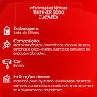 Thiner Eucatex 5l Ref 9800