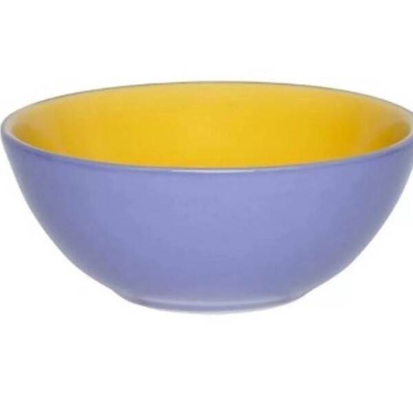 Tigela Amarelo/azul Hortencia 16cm 600ml - Amarelo/azul Hor
