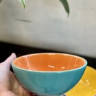 Tigela Azul E Laranja 600ml