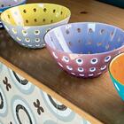 Tigela Bowl 25 Cm Em Acrilico Amarelo Le Murrine - Guzzini