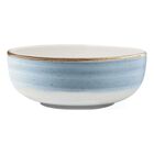 Tigela Bowl Aquarela Azul Para Cereais E Iogurtes Em Cerâmica