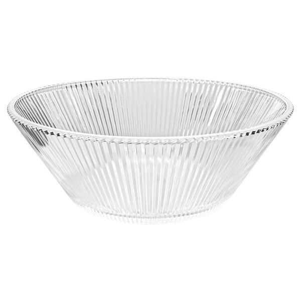Tigela Bowl De Vidro Transparente Graffiato 1 Peça - Hauskraf
