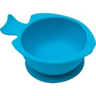 Tigela Bowl Infantil Bebe Em Silicone Com Ventosa Buba - Azul