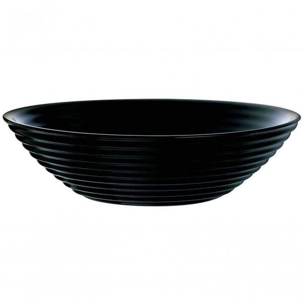 Tigela Bowl Luminarc Harena Saladeira 450ml 6 Peças Preto