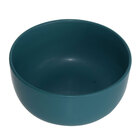 Tigela Bowl Redonda 340ml Cerâmica Lisa Azul Petróleo Fosco