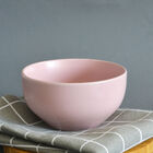 Tigela Bowl Rosa Fosco De Cerâmica 600ml 2 Peças