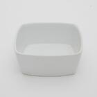 Tigela cerâmica branca quadrada 400ml 14cm MondoCeram