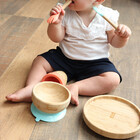 Tigela Com Ventosa Bam N Boo +6m Azul Fisher Price - Bb1168