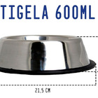 Tigela Comedouro Bebedouro Para Gatos E Cachorros Em Inox 600