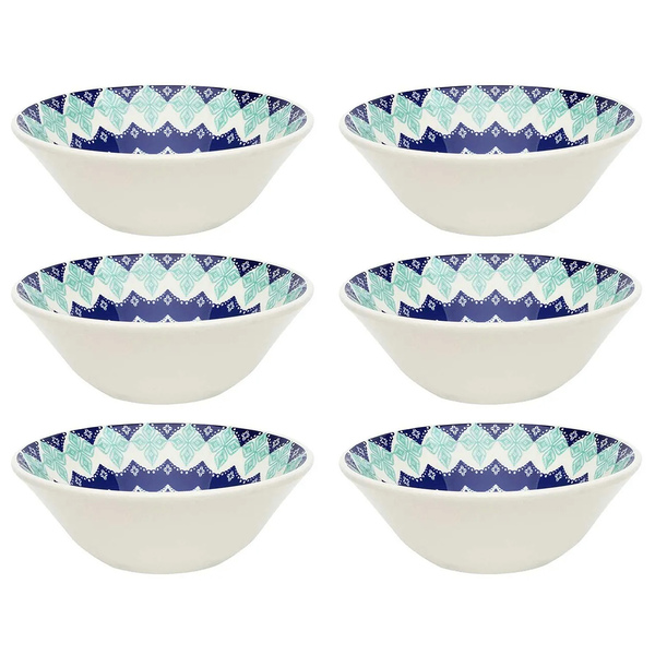 Tigela Conic De Cerâmica Estampa Donna Lola 500ml 6un - Biona