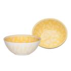 Tigela De Cerâmica 600ml Oxford Flora Amarela