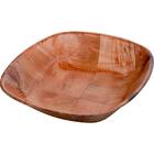 Tigela De Madeira Quadrada 20cm