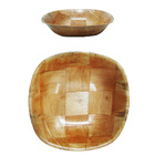 Tigela De Madeira Quadrada 20cm