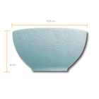 Tigela De Porcelana Bowl 400ml Azul Folk Germer