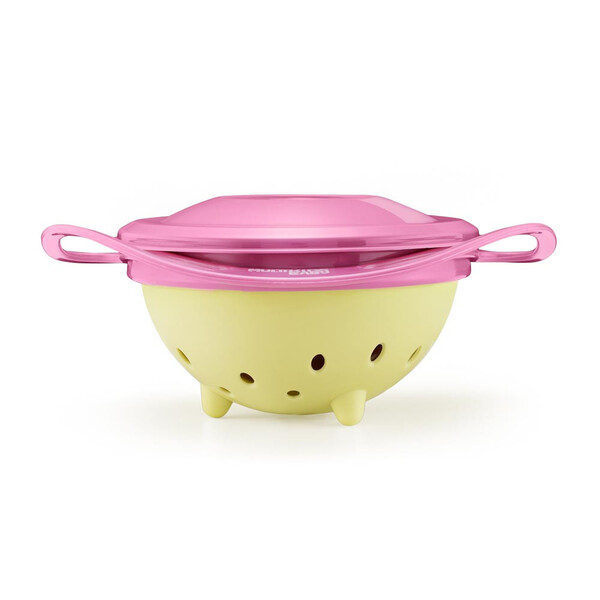 Tigela Giratória 360° Spaceship Rosa Nasa Collection Multikid