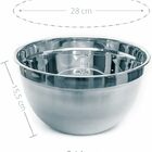 Tigela Inox Mixing Bowl 28cm Com Gradacao Kehome