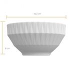 Tigela Pequena Bowl Diamante 400ml 12,5cm Porcelana Germer Br