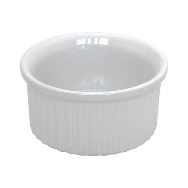 Tigela Redonda Mondoceram Gourmet Ramequim 100ml Branca