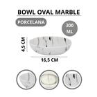 Tigela Refratária Oval Marble Br 300ml