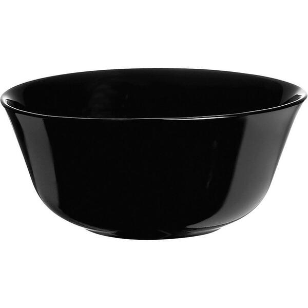 Tigela Saladeira Luminarc Carine De Vidro Preto 330ml 6pçs