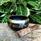 Tigela Tibetana Buda Preta