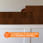 Tijolinho Madeira Jacarandá Adesivo Flexivel P Parede 30x7,5c