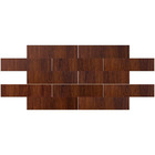 Tijolinho Madeira Jacarandá Adesivo Flexivel P Parede 30x7 5c