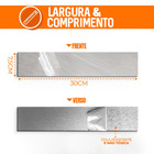 Tijolinho Marmore Acinzentado Adesivo Flexivel P Parede 30x7,