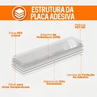 Tijolinho Marmore Acinzentado Adesivo Flexivel P Parede 30x7