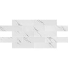 Tijolinho Marmore Branco Jazz Adesivo Flexivel P Parede 30x7