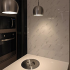 Tijolinho Marmore Branco Jazz Adesivo Flexivel P Parede 30x7