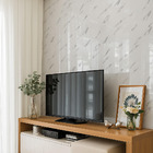 Tijolinho Marmore Branco Jazz Adesivo Flexivel P Parede 30x7