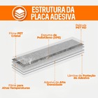 Tijolinho Mármore Monet Cinza Adesivo Flexivel P Parede 30x7,