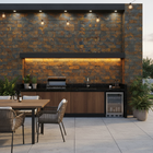 Tijolinho Pedra Ferro Cimentício 24x8 - Iron Brick (m²)