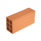 Tijolo à Vista 6 Furos 9x14x29cm Cerâmica Porto Galera