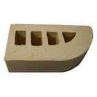 TIJOLO CER CANT CURV BRAN 19X9X5,3CM(RJ)