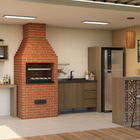 Tijolo Comum Requeimado 8,7x4,3x18,6cm Bauth