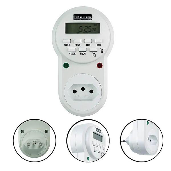 Timer Temporizador Digital 10a Bivolt Starfer