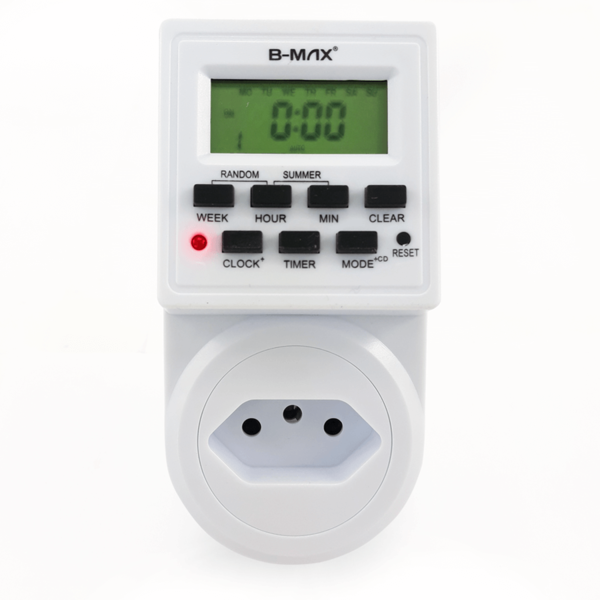Timer Temporizador Digital Lcd Tomada Bivolt 2.200w 10a