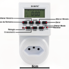 Timer Temporizador Digital Lcd Tomada Bivolt 2.200w 10a